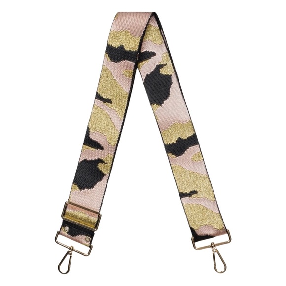 Pink & Gold Camouflage Adjustable Bag Strap - Picture 6 of 11